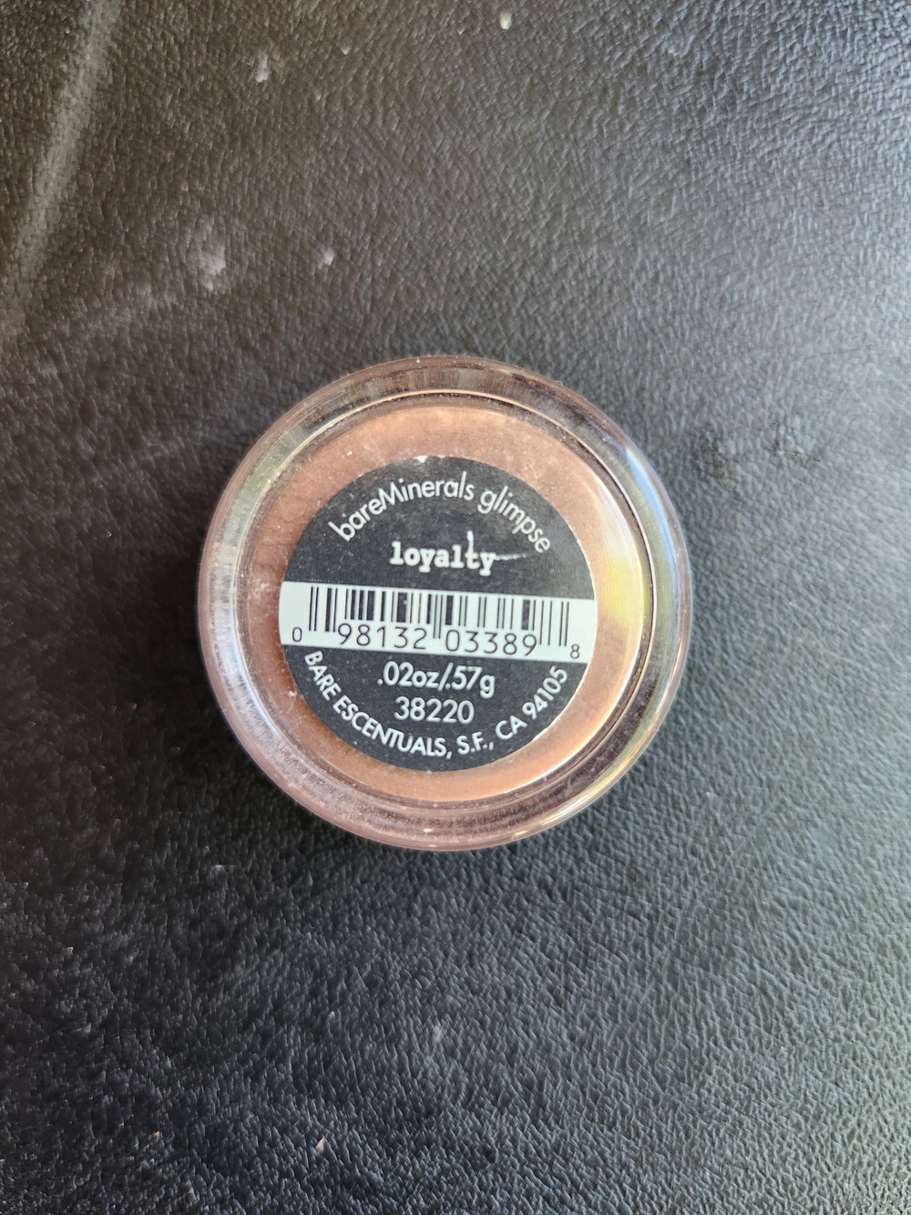 bareMinerals Glimpse Loose Eyeshadow 'Loyalty' - Copper Peach Shimmer